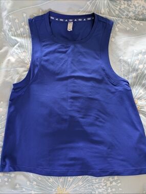 Adidas Blue Yoga Workout Tank - Women's Size XS